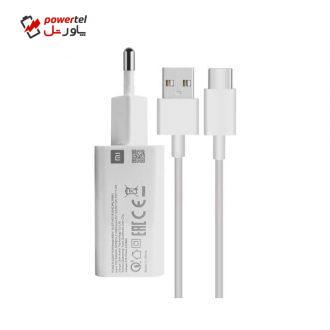 شارژر دیواری مدل MDY-08-EH TYPE-C به همراه کابل تبدیل USB-C