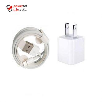 شارژر دیواری مدل Quality A3 به همراه کابل USB به لایتنینگ شارژر دیواری مدل Quality A3 به همراه کابل USB به لایتنینگ