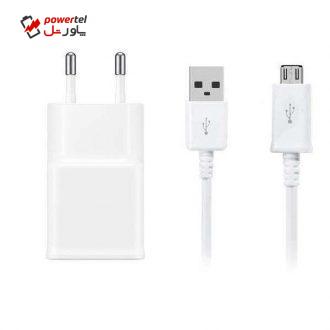 شارژر دیواری مدل SM-U90 به همراه کابل تبدیل microUSB شارژر دیواری مدل SM-U90 به همراه کابل تبدیل microUSB