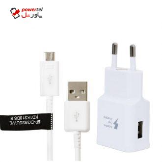 شارژر دیواری مدل TOP CORE به همراه کابل تبدیل microUSB شارژر دیواری مدل TOP CORE به همراه کابل تبدیل microUSB