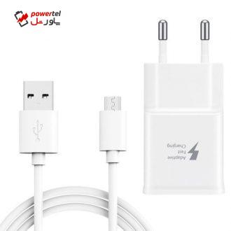 شارژر دیواری مدل ep-ta200wew به همراه کابل تبدیل USB به microUSB مدل ep-q8 طول 1.2 متر شارژر دیواری مدل ep-ta200wew به همراه کابل تبدیل USB به microUSB مدل ep-q8 طول 1.2 متر