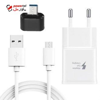 شارژر دیواری مدل ep-ta200wp به همراه کابل microUSB طول 1متر و مبدل OTG شارژر دیواری مدل ep-ta200wp به همراه کابل microUSB طول 1متر و مبدل OTG