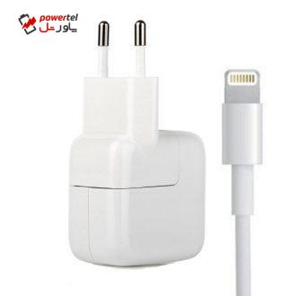 شارژر دیواری مدل x205 به همراه کابل لایتینگ