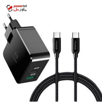 شارژر دیواری مک دودو مدل TC-035PQ30 به همراه کابل USB-C