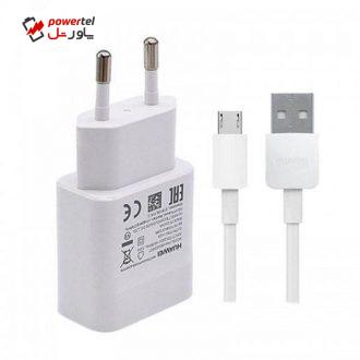شارژر دیواری هوآوی مدل AM-1102A به همراه کابل تبدیل لایتنینگ شارژر دیواری هوآوی مدل AM-1102A به همراه کابل تبدیل لایتنینگ