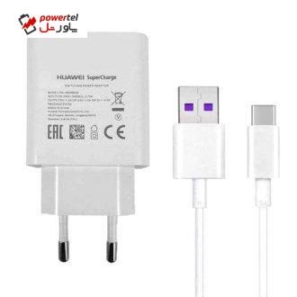 شارژر دیواری هوآوی مدل HW-050450E00 به همراه کابل تبدیل USB-C شارژر دیواری هوآوی مدل HW-050450E00 به همراه کابل تبدیل USB-C