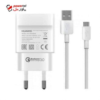 شارژر دیواری هوآوی مدل HW-059200EHQ به همراه کابل تبدیل microUSB