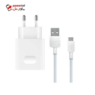 شارژر دیواری هوآوی مدل SM-HW059200 به همراه کابل تبدیل microUSB شارژر دیواری هوآوی مدل SM-HW059200 به همراه کابل تبدیل microUSB
