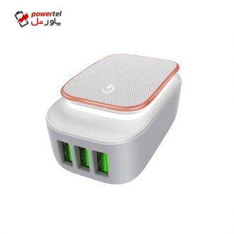 شارژر دیواری و چراغ خواب الدینیو با کابلMicroUsb مدل A3305 شارژر دیواری و چراغ خواب الدینیو با کابلMicroUsb مدل A3305