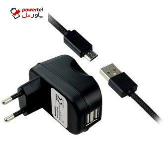شارژر دیواری پرومیت مدل Surge-EU2 شارژر دیواری پرومیت مدل Surge-EU2