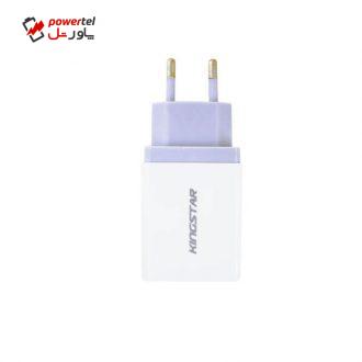 شارژر دیواری کینگ استار مدل KW155 شارژر دیواری کینگ استار مدل KW155