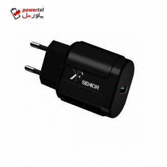 شارژر دیواری کی اف – سنیور مدل KFS-1P شارژر دیواری کی اف – سنیور مدل KFS-1P