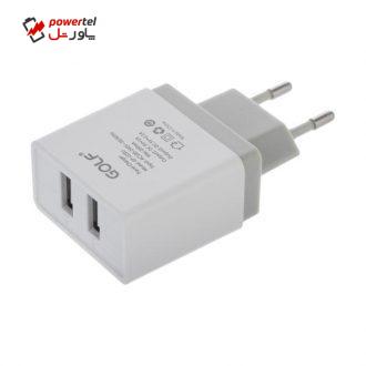 شارژر دیواری گلف مدل GF-U2 شارژر دیواری گلف مدل GF-U2