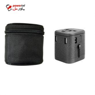 شارژر دیواری یونیک مدل voyage به همراه کیف شارژر دیواری یونیک مدل voyage به همراه کیف
