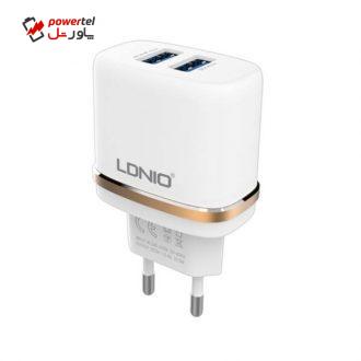 شارژر دیواری 2.4 آمپر مدل DL-AC52 شارژر دیواری 2.4 آمپر مدل DL-AC52