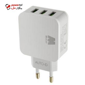 شارژر دیواری 3 پورت مک کوی مدل MC-CH01