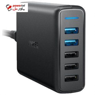 شارژر دیواری 5 پورت انکر مدل A2054111 PowerPort شارژر دیواری 5 پورت انکر مدل A2054111 PowerPort