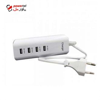 شارژر رومیزی 4 پورت مدل X-08 شارژر رومیزی 4 پورت مدل X-08