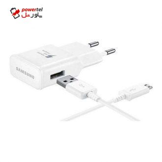 شارژر فست شارژ مدل EP-TA20EWE همراه کابل 1.5 متری microUSB شارژر فست شارژ مدل EP-TA20EWE همراه کابل 1.5 متری microUSB