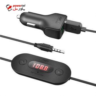 شارژر فندکی آکی مدل BT-F2 همراه FM Transmitter