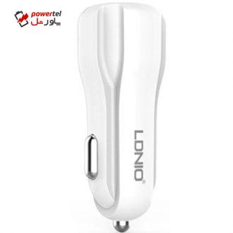 شارژر فندکی الدینیو مدل C331 همراه با کابل microUSB شارژر فندکی الدینیو مدل C331 همراه با کابل microUSB