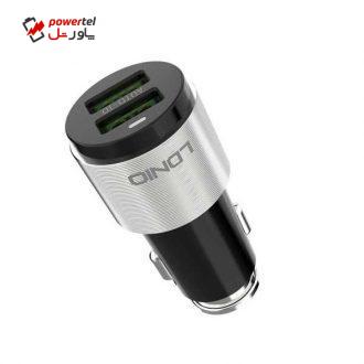 شارژر فندکی الدینیو مدل c403 شارژر فندکی الدینیو مدل c403