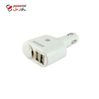 شارژر فندکی اکستروم مدل DualUSB شارژر فندکی اکستروم مدل DualUSB