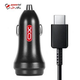 شارژر فندکی ایکس او مدل CC08 به همراه کابل تبدیل USB-C شارژر فندکی ایکس او مدل CC08 به همراه کابل تبدیل USB-C