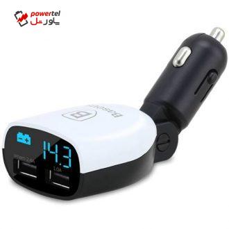 شارژر فندکی باسئوس مدل Smart به همراه نمایشگر LED