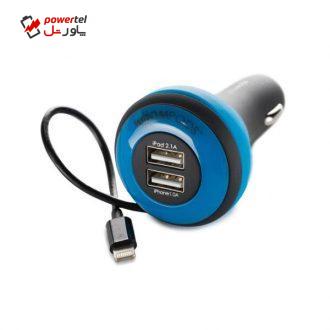 شارژر فندکی بوم پادز مدل Carpods MFI به همراه کابل لایتنینگ شارژر فندکی بوم پادز مدل Carpods MFI به همراه کابل لایتنینگ