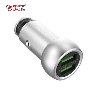 شارژر فندکی  خودرو ولتاژ مدل VPE-C02 به همراه کابل لایتنینگ