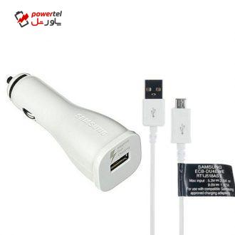 شارژر فندکی مدل EP-LN915U به همراه کابل تبدیل microUSB شارژر فندکی مدل EP-LN915U به همراه کابل تبدیل microUSB