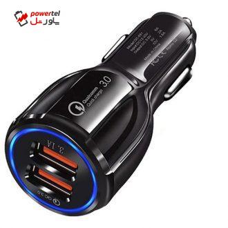 شارژر فندکی مدل QC3 شارژر فندکی مدل QC3