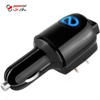 شارژر فندکی نزتک مدل N300 همراه با کابل microUSB