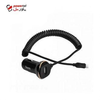 شارژر فندکی هوکو مدل Z14 همراه با کابل microUSB شارژر فندکی هوکو مدل Z14 همراه با کابل microUSB