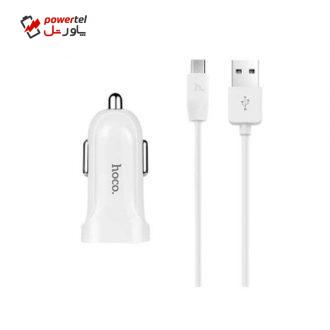 شارژر فندکی هوکو مدل Z2A همراه با کابل microUSB