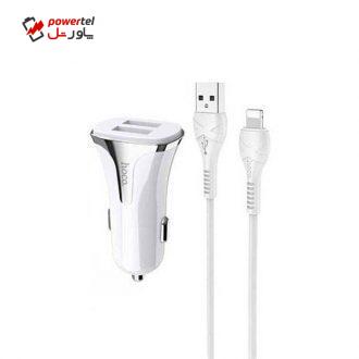 شارژر فندکی هوکو مدل Z31 به همراه کابل تبدیل لایتنینگ شارژر فندکی هوکو مدل Z31 به همراه کابل تبدیل لایتنینگ