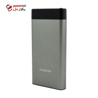 شارژر همراه آرسون مدل AN-P20 ظرفیت 20000 میلی آمپر ساعت شارژر همراه آرسون مدل AN-P20 ظرفیت 20000 میلی آمپر ساعت
