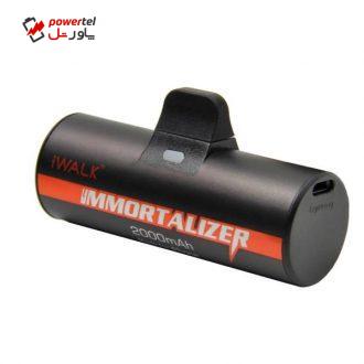 شارژر همراه آی واک مدل DBI001L ظرفیت 2000 میلی آمپر ساعت