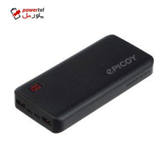 شارژر همراه اپیکوی مدل ِDp16 ظرفیت 16000 میلی آمپر ساعت