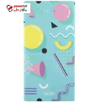 شارژر همراه ایکس او مدل PB28 طرح geometry ظرفیت 13000 میلی آمپر ساعت