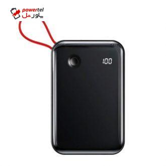 شارژر همراه باسئوس مدل Mini S Digital Display ظرفیت 10000 میلی آمپرساعت شارژر همراه باسئوس مدل Mini S Digital Display ظرفیت 10000 میلی آمپرساعت