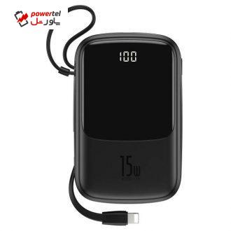 شارژر همراه باسئوس مدل PPQD-B01 ظرفیت 10000 میلی آمپر ساعت