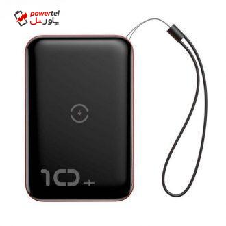 شارژر همراه بی سیم باسئوس مدل PPXFF10W ظرفیت 10000 میلی آمپر ساعت