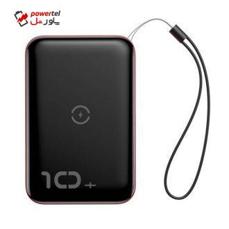 شارژر همراه بی سیم باسئوس مدل PPXFF10W-19 ظرفیت 10000 میلی آمپر ساعت