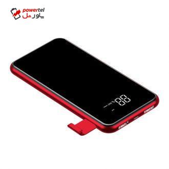 شارژر همراه بی سیم باسئوس مدل ppall-ex09 ظرفیت 8000 میلی آمپر ساعت