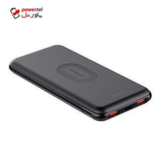 شارژر همراه بی سیم ریورسانگ مدل MP-01 ظرفیت ۸۰۰۰ میلی آمپر ساعت