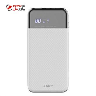 شارژر همراه جووی مدل JP-156 ظرفیت 10000 میلی آمپر ساعت شارژر همراه جووی مدل JP-156 ظرفیت 10000 میلی آمپر ساعت