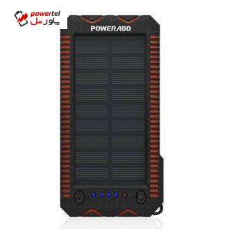 شارژر همراه خورشیدی پاور اَددمدل Apollo 2 Solar Charger ظرفیت 12000 میلی آمپر ساعت