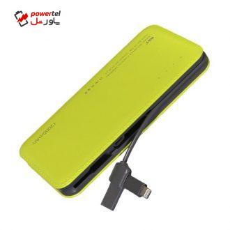 شارژر همراه دبلیو اس تی مدل DP913 با ظرفیت 12000 میلی آمپر ساعت